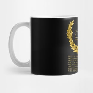 Gaius Julius Caesar World Tour Roman History Mug